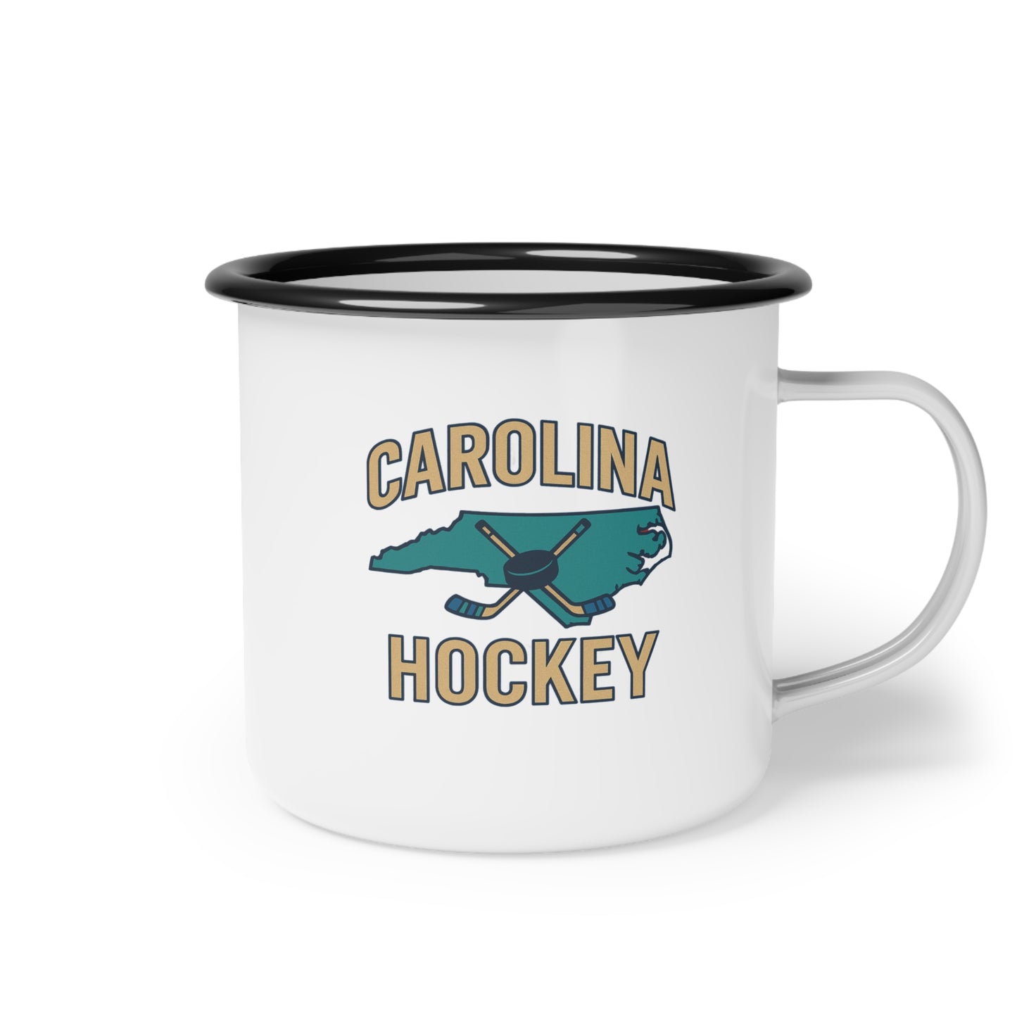 CAROLINA HOCKEY ENAMEL MUG