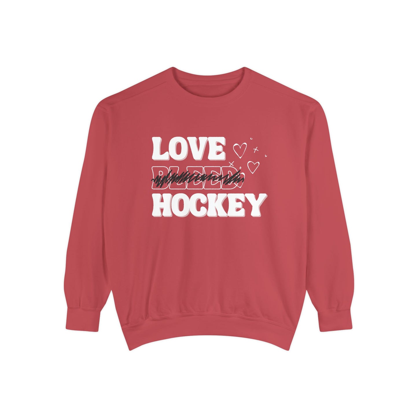 LOVE HOCKEY CREWNECK