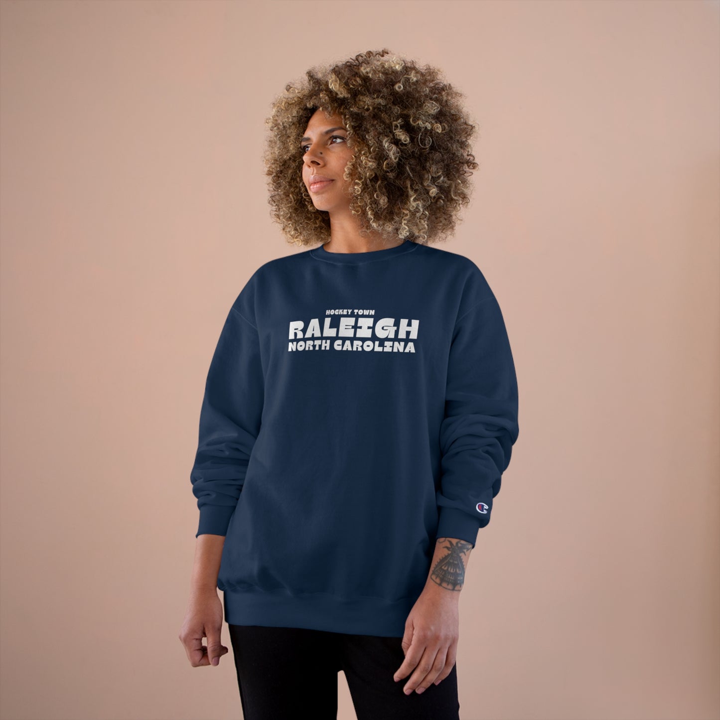 CHAMPION x CAROLINA HOCKEY SHOP SWEATSHIRT - ESSENTIALS COLLECTION