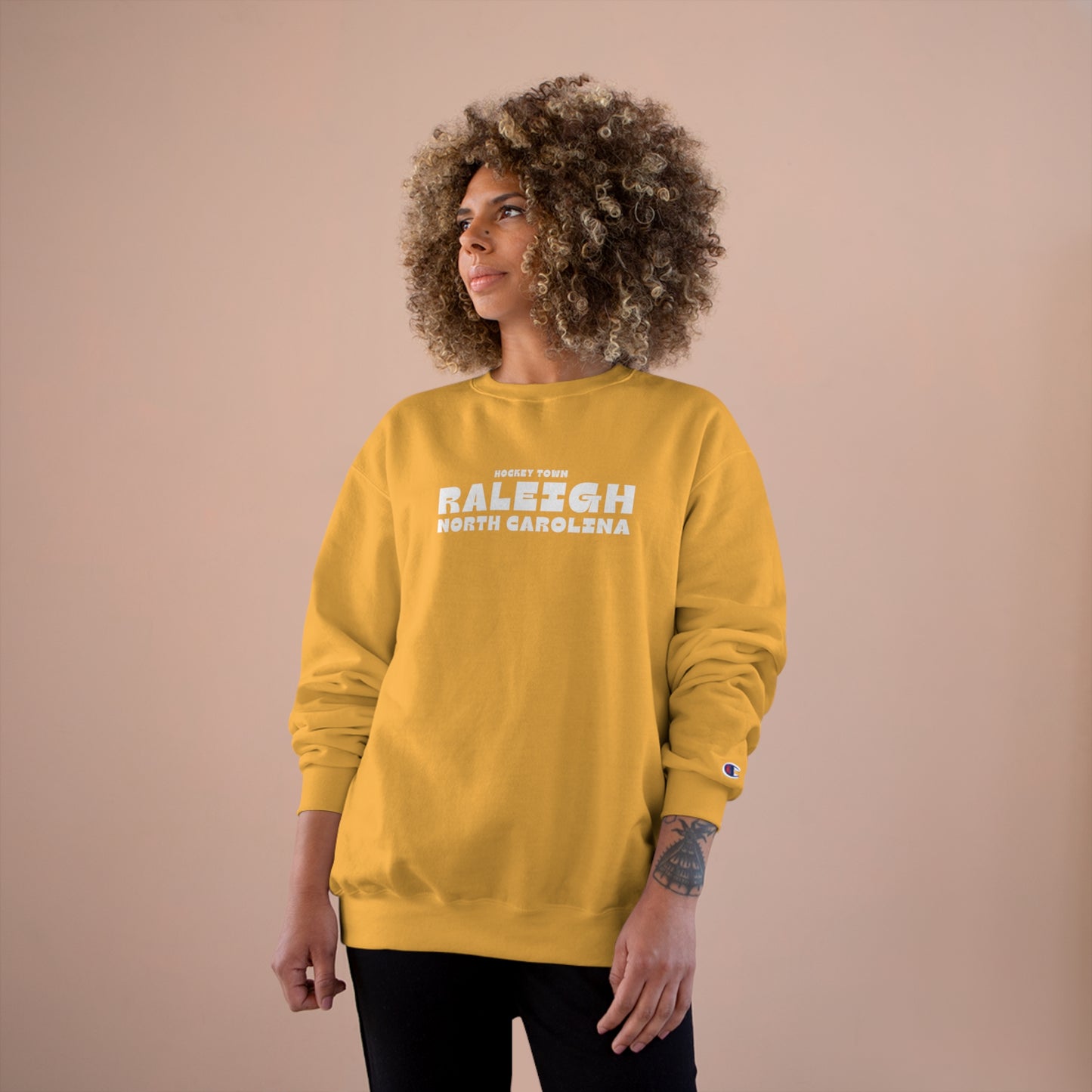 CHAMPION x CAROLINA HOCKEY SHOP SWEATSHIRT - ESSENTIALS COLLECTION