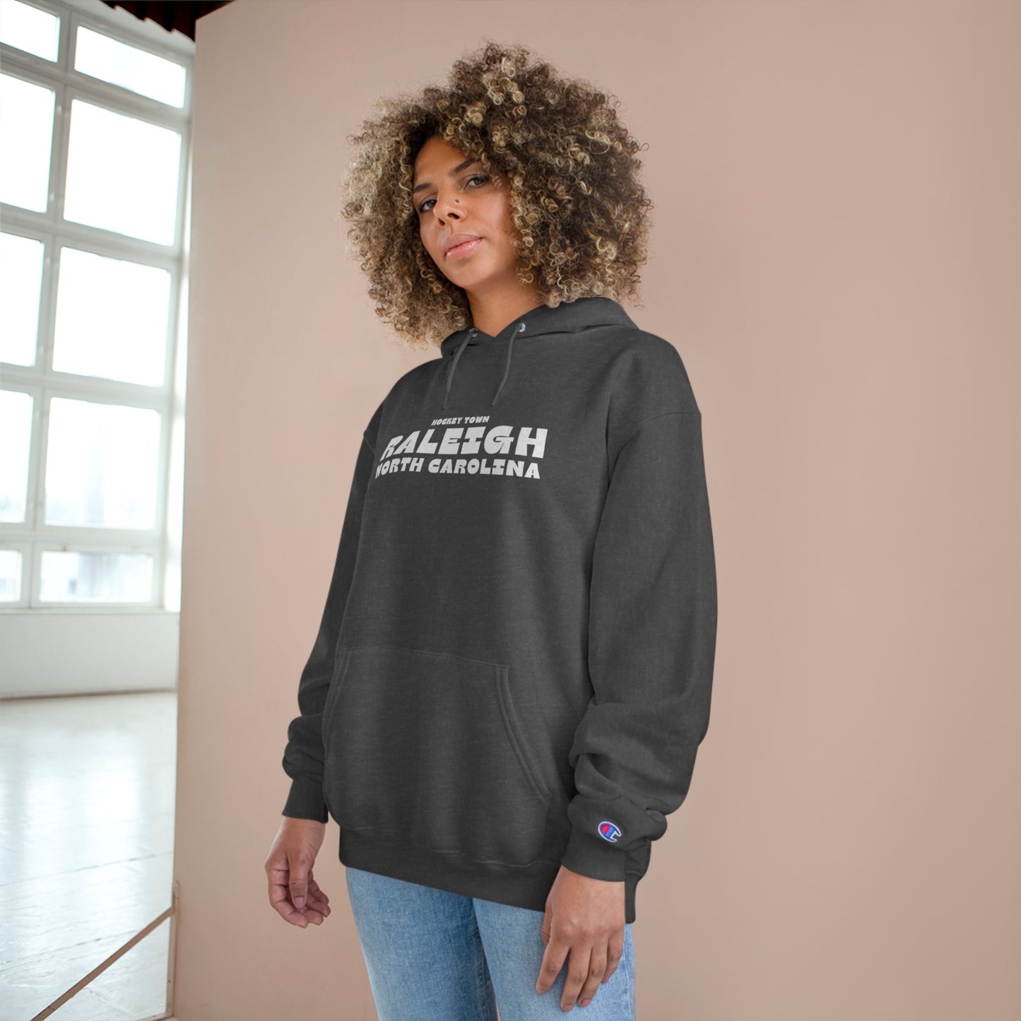 CHAMPION x CAROLINA HOCKEY SHOP HOODIE - ESSENTIAL COLLECTION