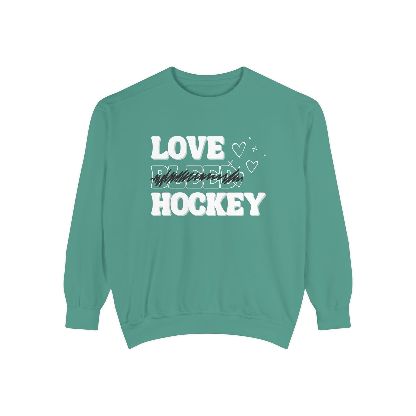 LOVE HOCKEY CREWNECK