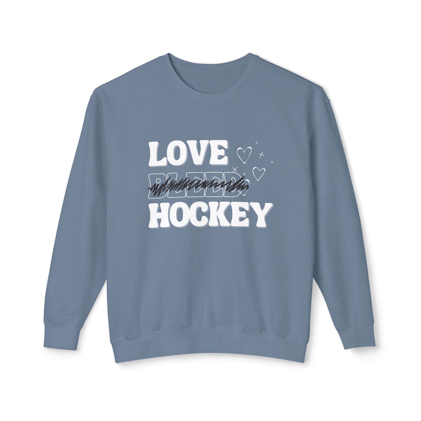 LOVE HOCKEY CREWNECK