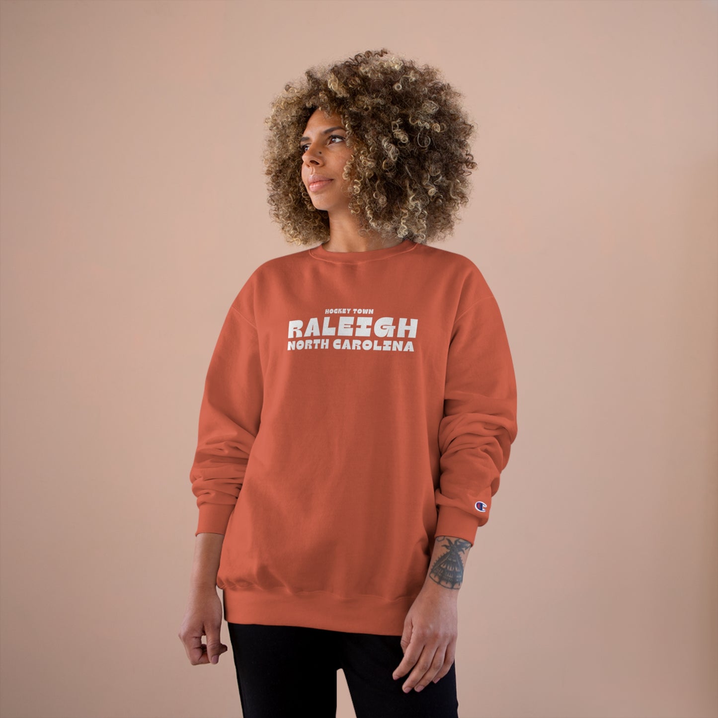 CHAMPION x CAROLINA HOCKEY SHOP SWEATSHIRT - ESSENTIALS COLLECTION