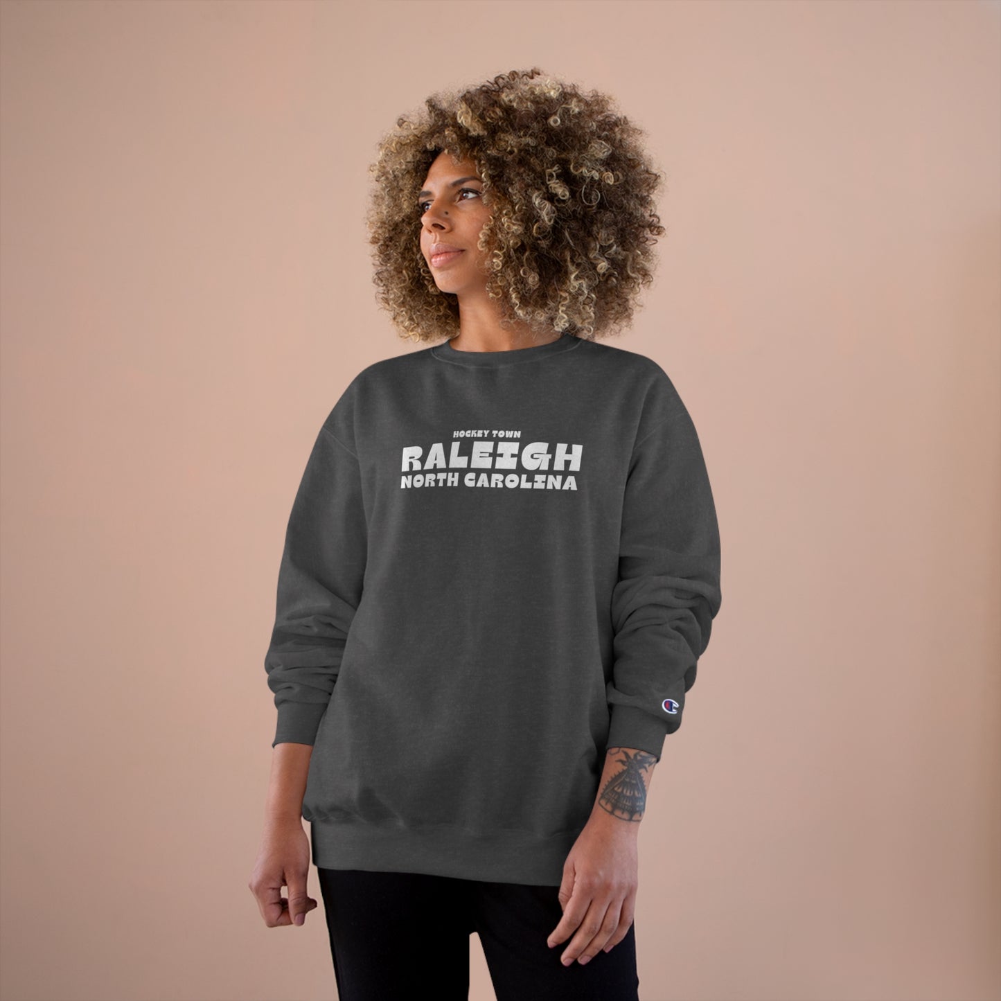 CHAMPION x CAROLINA HOCKEY SHOP SWEATSHIRT - ESSENTIALS COLLECTION