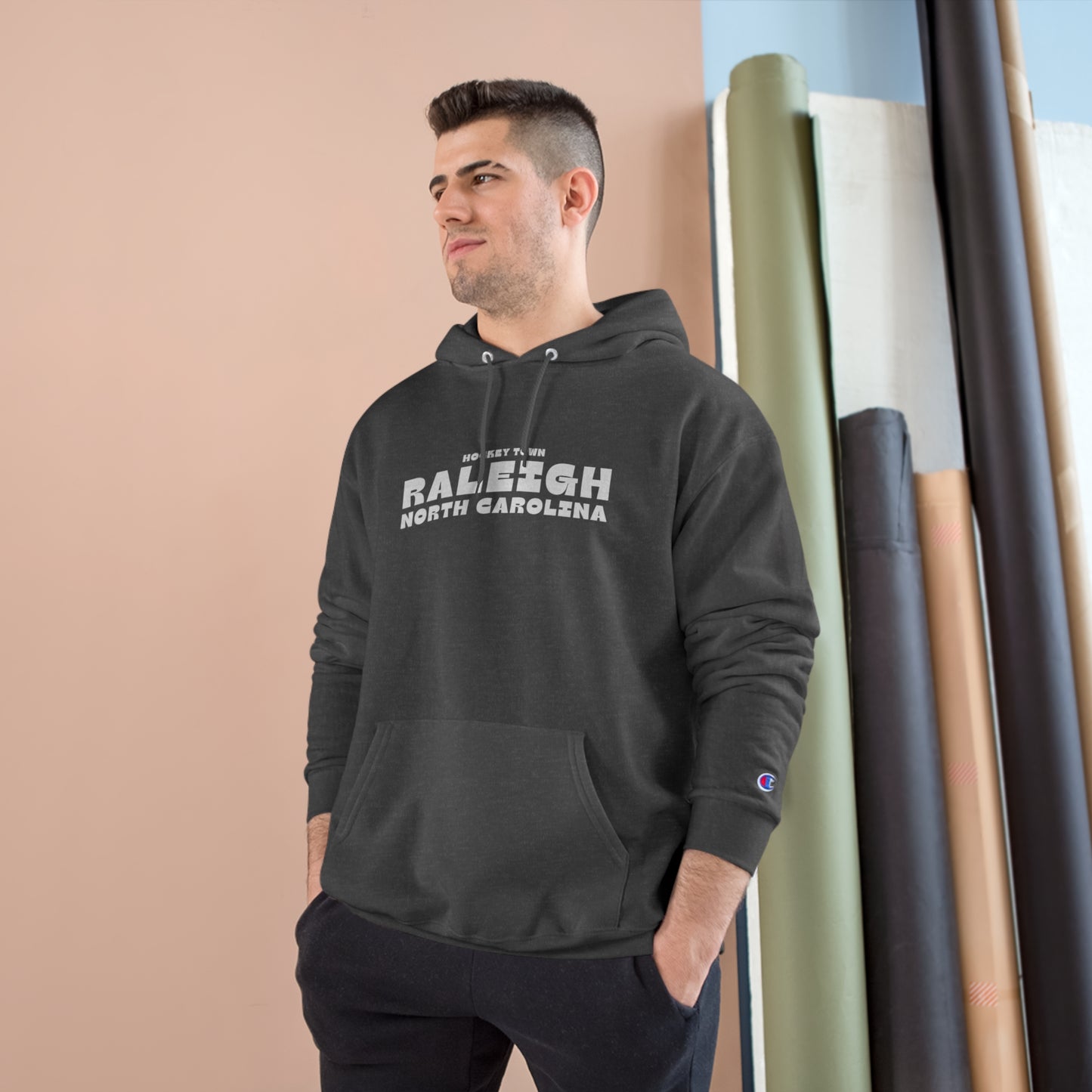 CHAMPION x CAROLINA HOCKEY SHOP HOODIE - ESSENTIAL COLLECTION