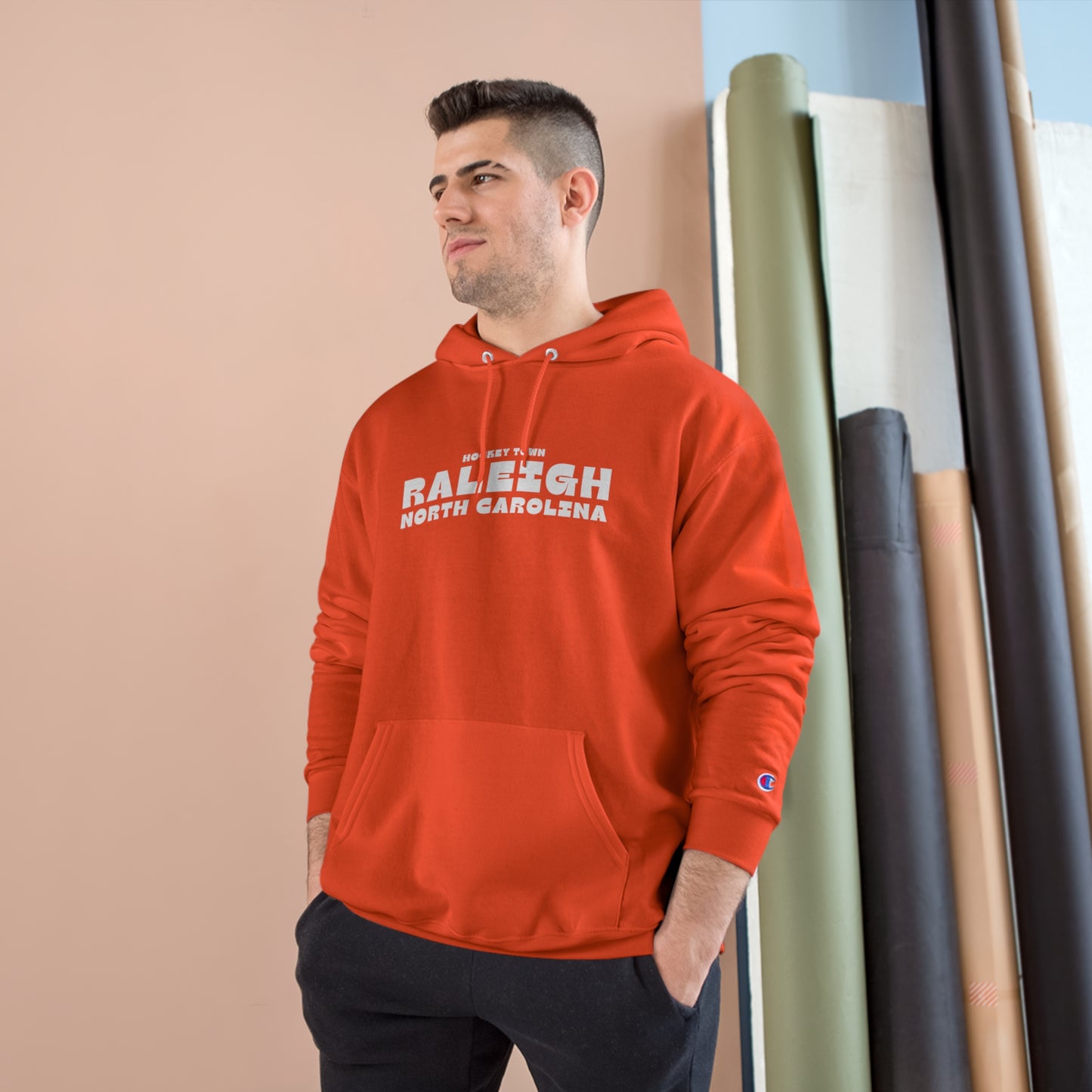 CHAMPION x CAROLINA HOCKEY SHOP HOODIE - ESSENTIAL COLLECTION