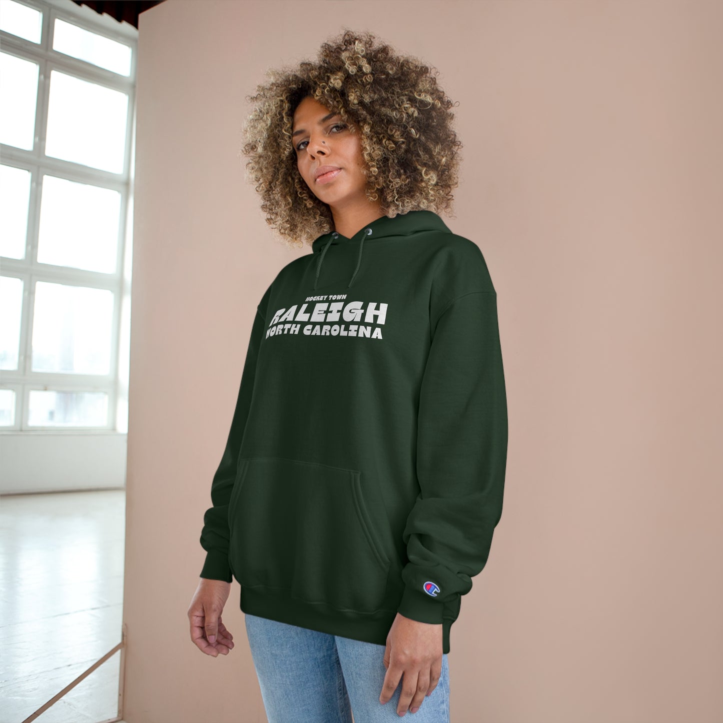 CHAMPION x CAROLINA HOCKEY SHOP HOODIE - ESSENTIAL COLLECTION