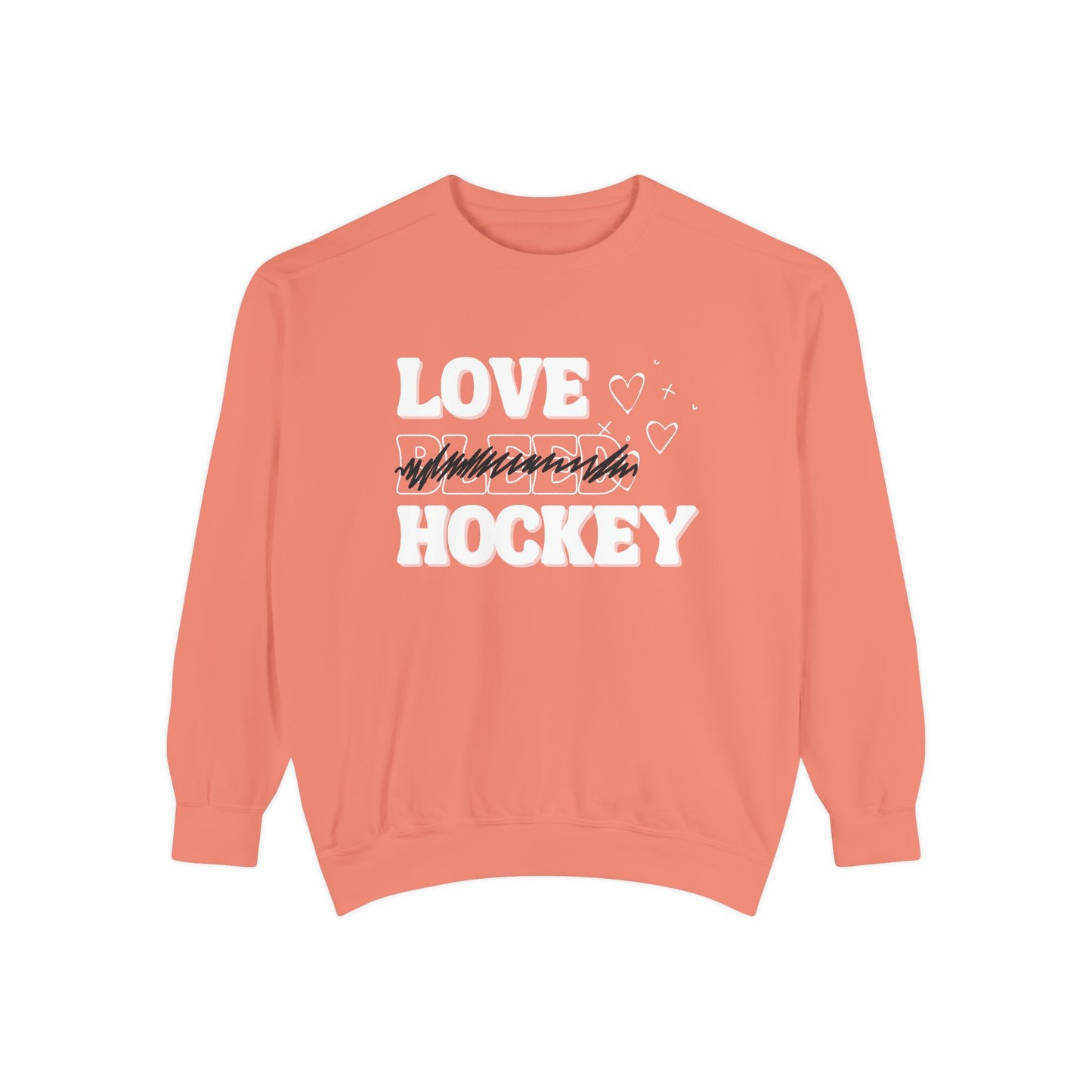 LOVE HOCKEY CREWNECK