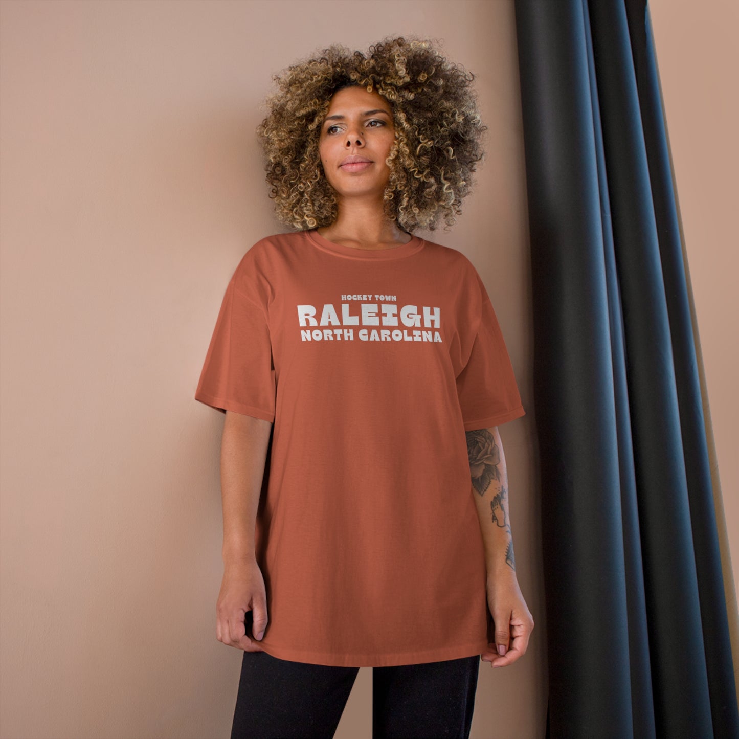 CHAMPION x CAROLINA HOCKEY SHOP TEE - ESSENTIAL COLLECTION