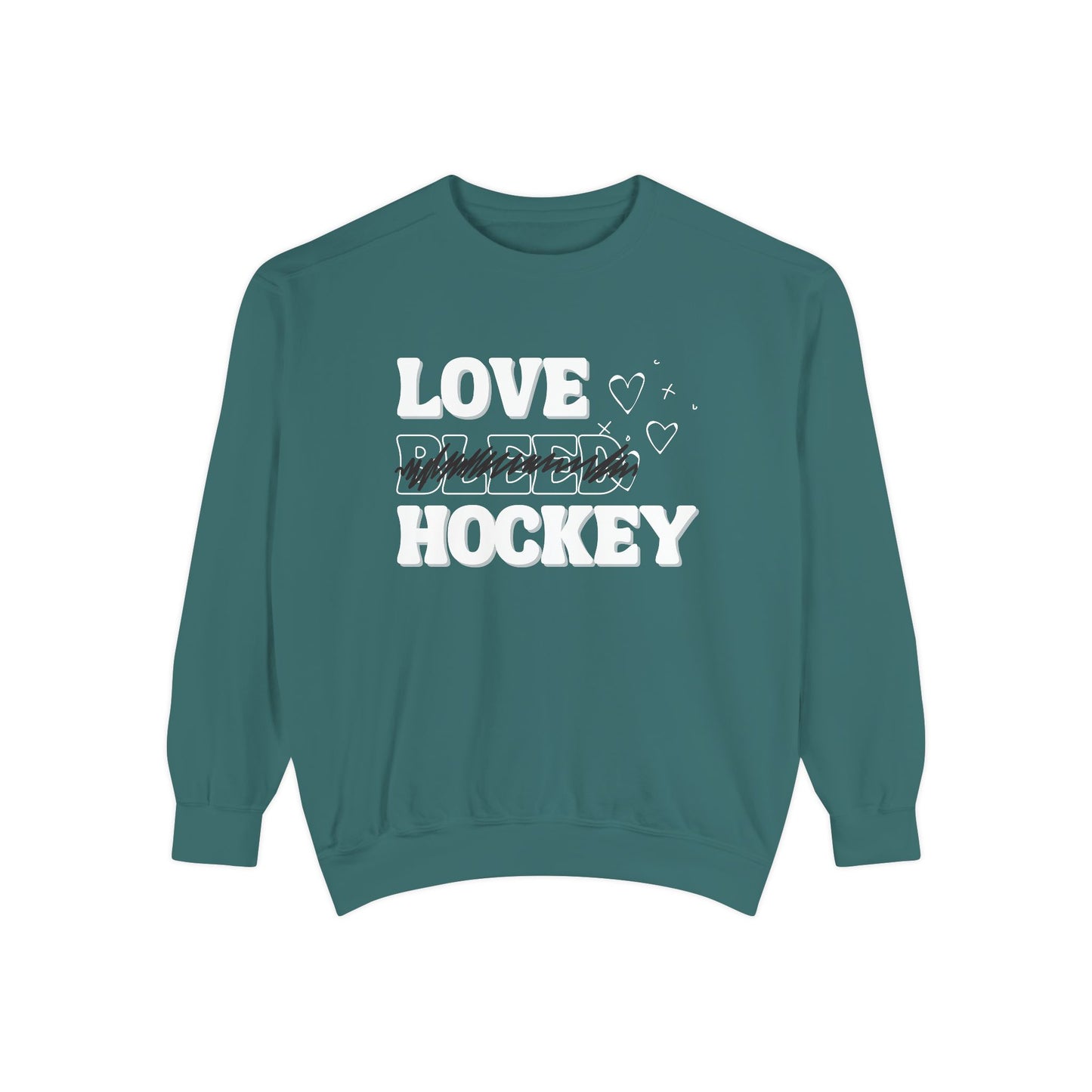 LOVE HOCKEY CREWNECK