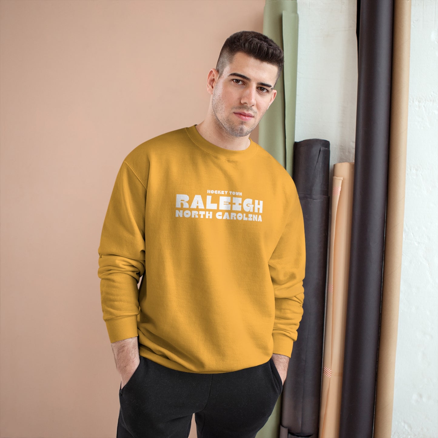 CHAMPION x CAROLINA HOCKEY SHOP SWEATSHIRT - ESSENTIALS COLLECTION