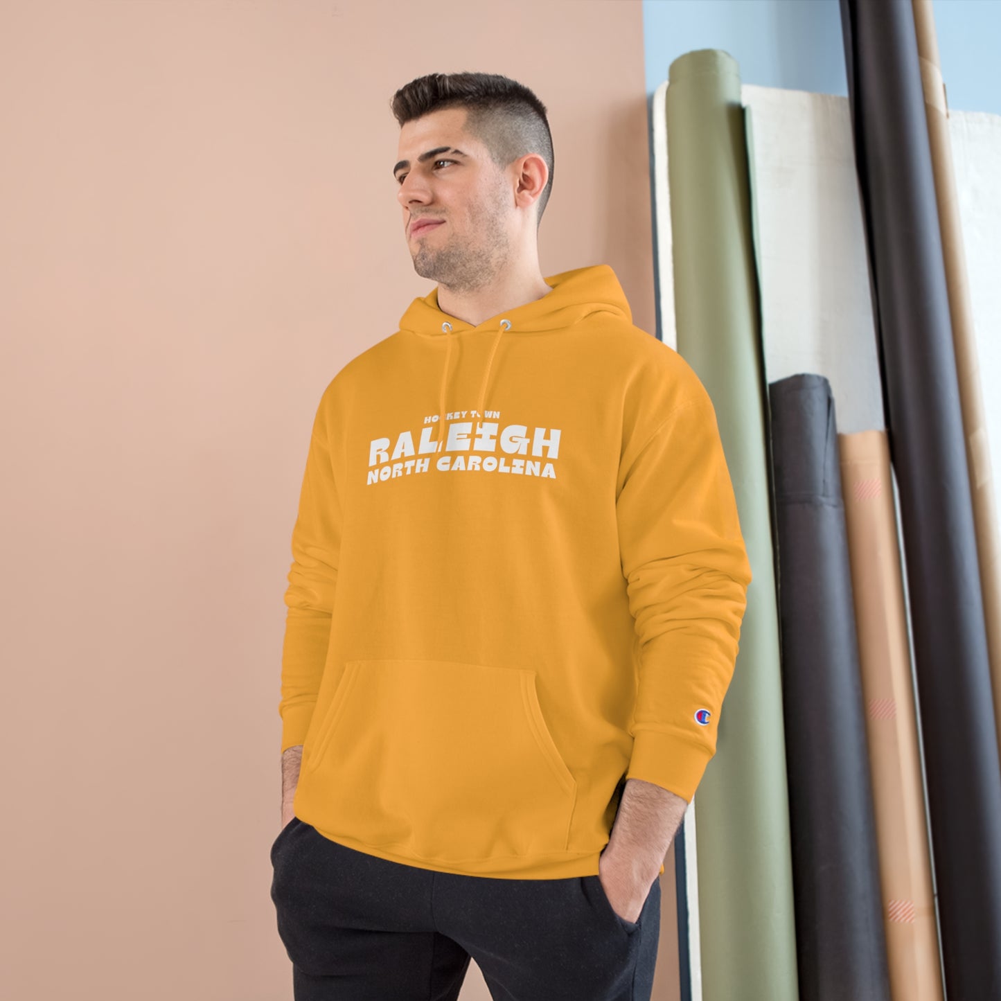 CHAMPION x CAROLINA HOCKEY SHOP HOODIE - ESSENTIAL COLLECTION