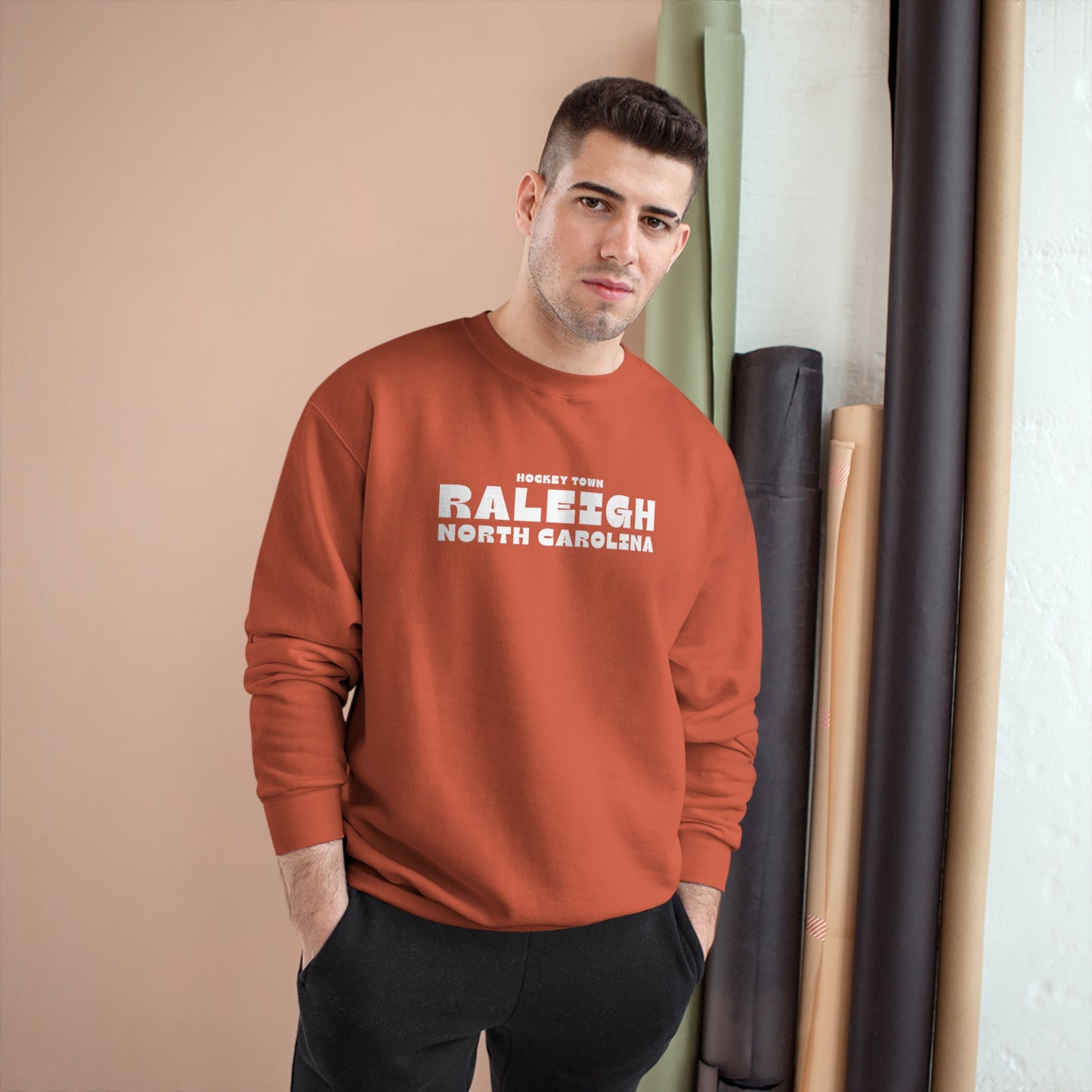 CHAMPION x CAROLINA HOCKEY SHOP SWEATSHIRT - ESSENTIALS COLLECTION